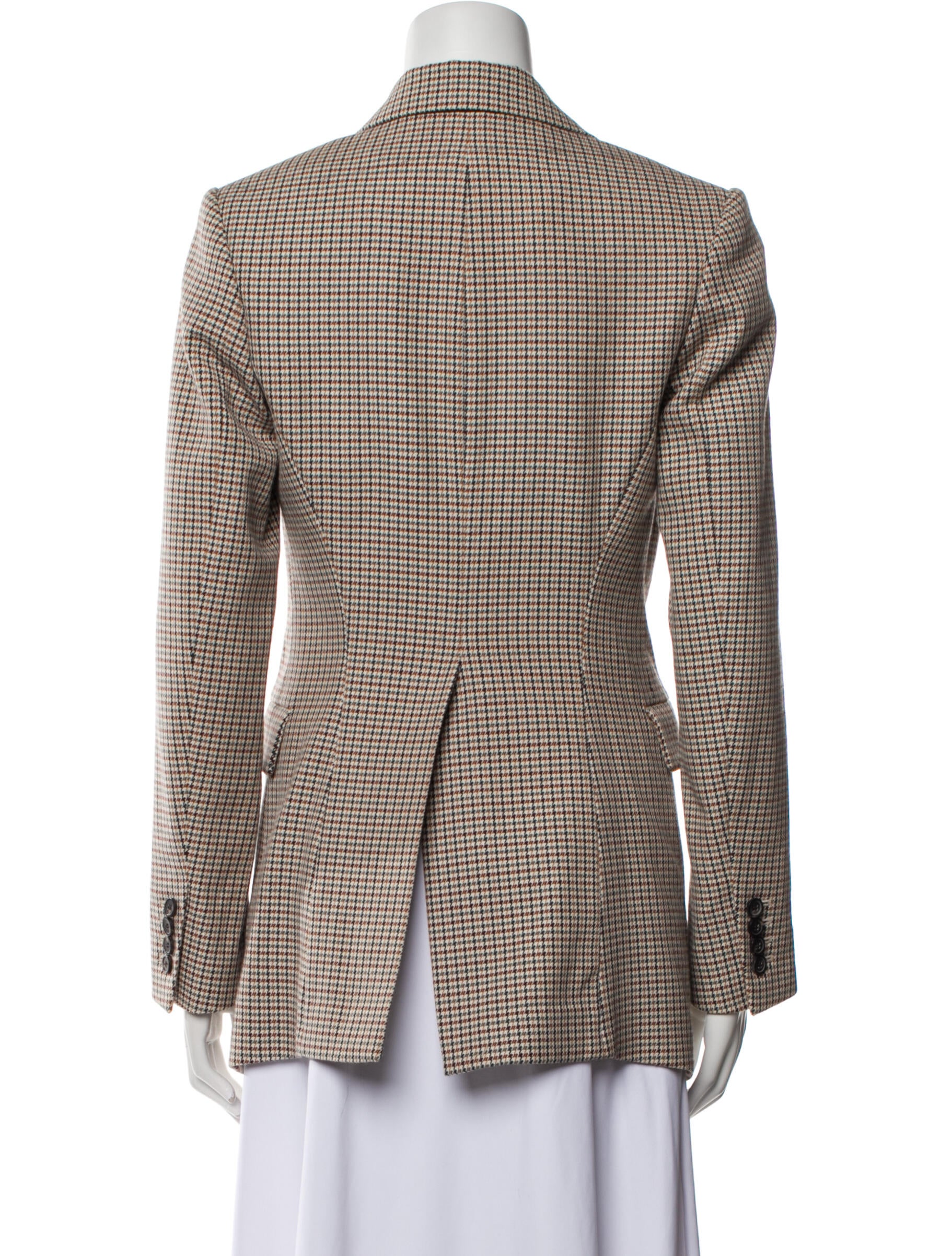 Theory Houndstooth Print Coat
